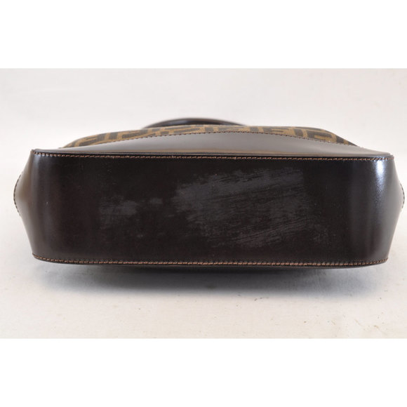 FENDI Zucca Canvas Tote Bag Brown Auth am1300s - Picture 9 of 10